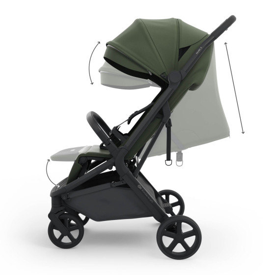 Kinderkraft NUBI 3 Poussette compact et légère Kinderkraft