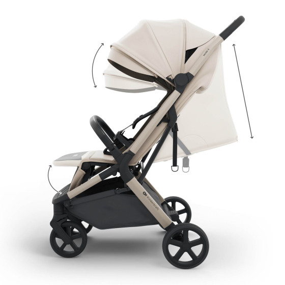 Kinderkraft NUBI 3 Poussette compact et légère