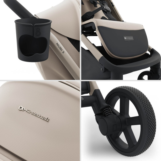 Kinderkraft NUBI 3 Poussette compact et légère Kinderkraft