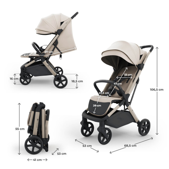 Kinderkraft Stroller NUBI 3