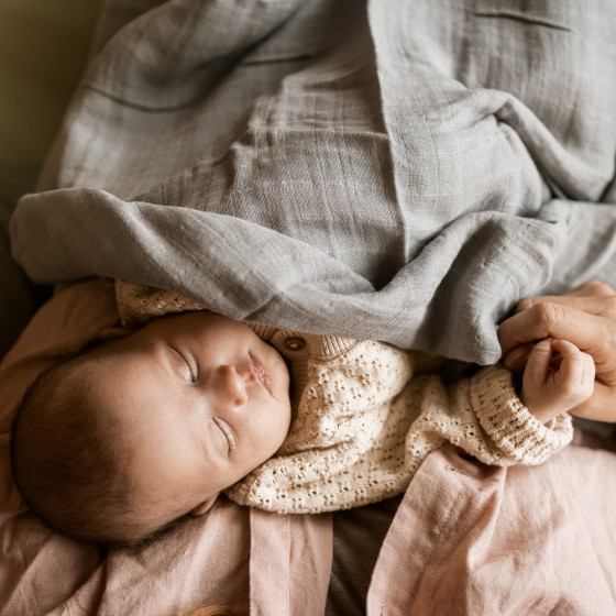 Petite&Mars - Moussy -Set of 3  Bamboo muslin swaddles