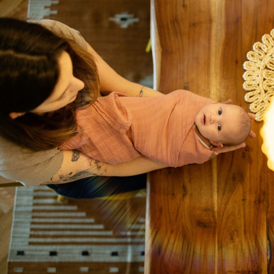 Petite&Mars - Moussy -Set of 3  Bamboo muslin swaddles