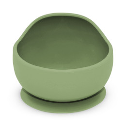 Petite&Mars - Silicone bowl with suction pad TAKE&MATCH 6m+ - Vert Clair (Sweet Pea)