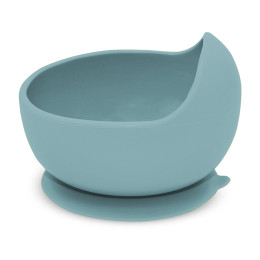 Petite&Mars - Take&Match - Bol en silicone avec ventouse - Frosted-Sky (Bleu Clair)