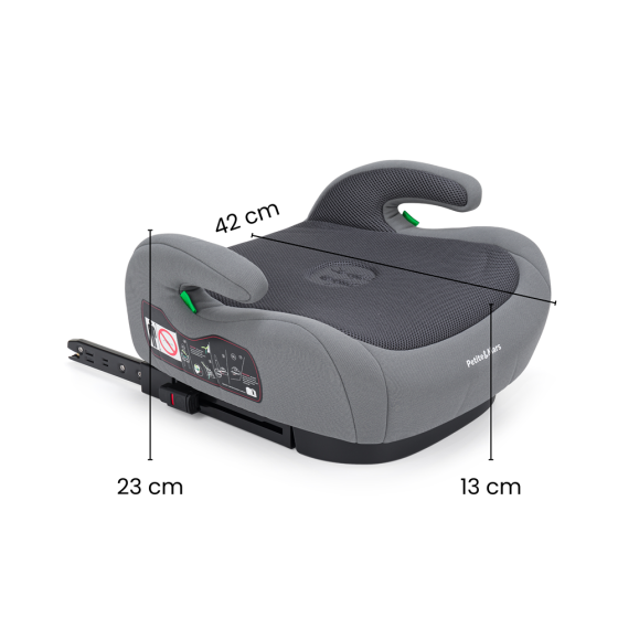 Petite&Mars - Booster Optimus Pro i-Size 125–150 cm - Rehausseur pour voiture Petite & Mars