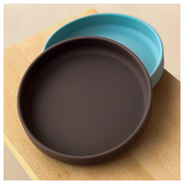 Petite&Mars - Take&Match - Assiette ronde en silicone avec ventouse Petite & Mars