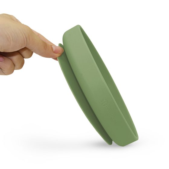 Petite&Mars - Take&Match - Assiette ronde en silicone avec ventouse