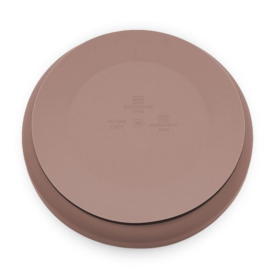 Petite&Mars - Take&Match - Assiette ronde en silicone avec ventouse