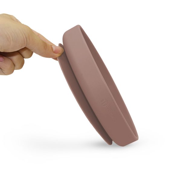 Petite&Mars - Take&Match - Assiette ronde en silicone avec ventouse