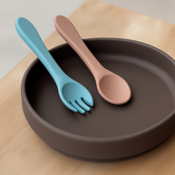 Petite&Mars - Silicone Cutlery TAKE&MATCH 6m+