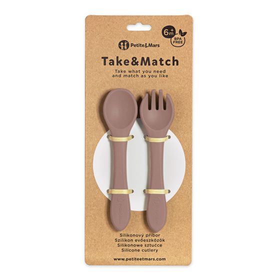 Petite&Mars - Silicone Cutlery TAKE&MATCH 6m+