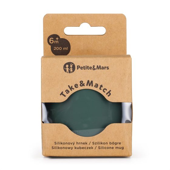 Petite&Mars - Silicone mug TAKE&MATCH 6m+