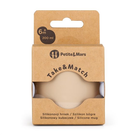 Petite&Mars - Take&Match - Gobelet en silicone 6m+