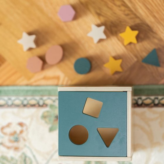 Petite&Mars - Boîte à formes en bois Gravity - Wood of Mars Petite & Mars