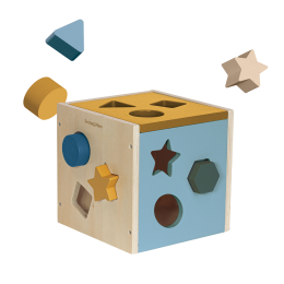 Petite&Mars - Wooden toy sorter Gravity Wood of Mars 12m+