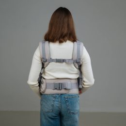 Love and Carry Hip Seat - baby carrier 6-en-1 - Gris-beige