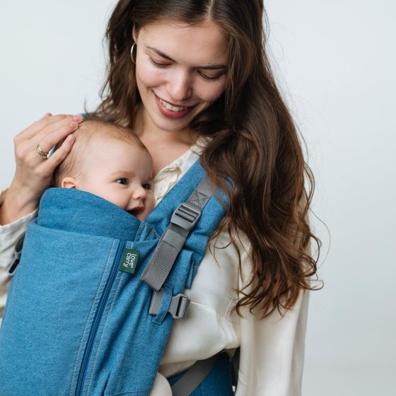 Love and Carry Denim - Porte-bébé physiologique