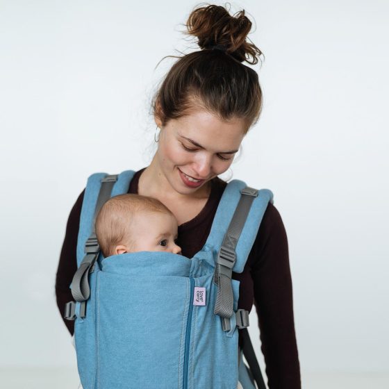Love and Carry Light Denim - Porte-bébé physiologique