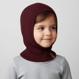 Fun2BeMum Cagoule enfant en laine mérinos Fun2bemum