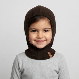 Fun2BeMum Cagoule enfant en laine mérinos Fun2bemum