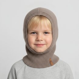 Fun2BeMum Cagoule enfant en laine mérinos Fun2bemum