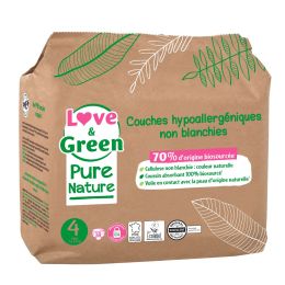 Love and Green, couches hypoallergéniques, Pure Nature, Taille 4 x 38 Love and Green