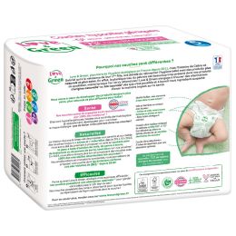 Disposable diapers-Love and green size 5 (12 to 25 kg) / 40 Love and Green