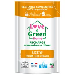 Love and Green Ecological Laundry Detergent Orange Blossom Scent - 1.5L Love and Green