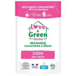 Love and Green Ecological laundry detergent without perfume - 1.5L Love and Green
