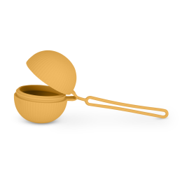 Petite&Mars -Silicone pacifier holder case - Intense-Ochre