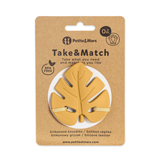 Petite&Mars - Take&Match - Anneau de dentition en silicone 0+ Petite & Mars