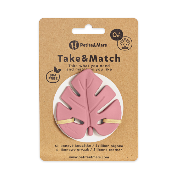 Petite&Mars - Silicone teether TAKE&MATCH 6m+