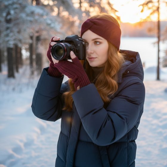 Fun2BeMum Mitaine en laine mérinos pour femme