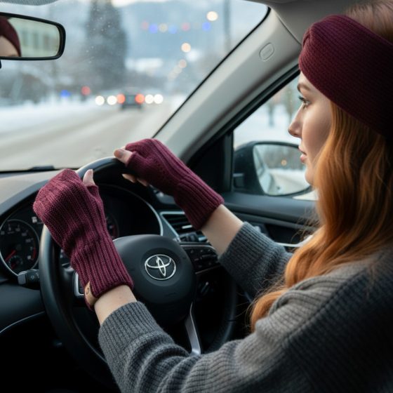 Fun2BeMum Mitaine en laine mérinos pour femme