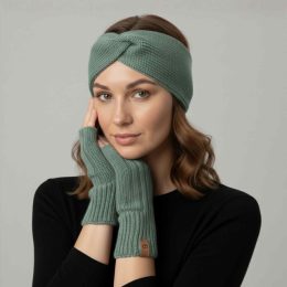 copy of Fun2BeMum Merino woo Baby Balaclava for Kids - Dust Mint