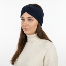 Fun2BeMum Women's Merino Wool Headband - Navy