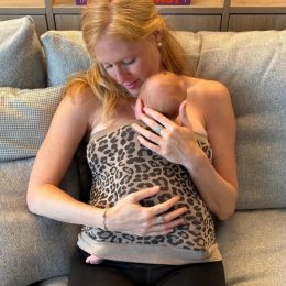 Mama Hangs - From Bump to Baby  2-in-1 skin-to-skin and pregnancy belly band - Leo MH