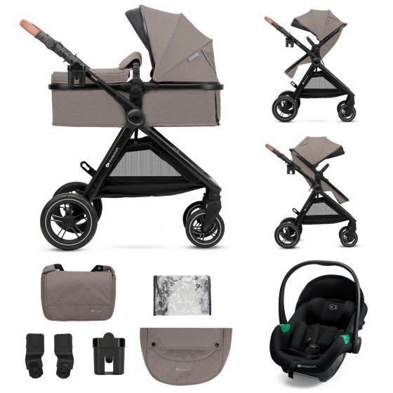 KinderKraft ESME PRO Poussette multifonctionnelle 3en1 Kinderkraft