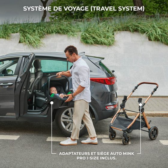 KinderKraft ESME PRO Poussette multifonctionnelle 3en1 Kinderkraft