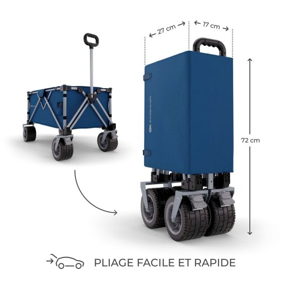 KinderKraft ROLLSTER Chariot de transport pliable