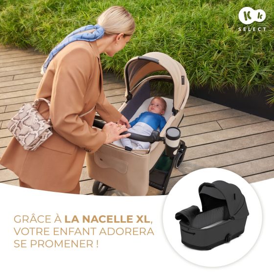 KinderKraft YOXI Duo Poussette 2 en 1