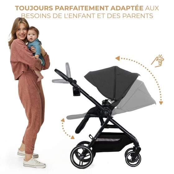 KinderKraft YOXI Duo Poussette 2 en 1