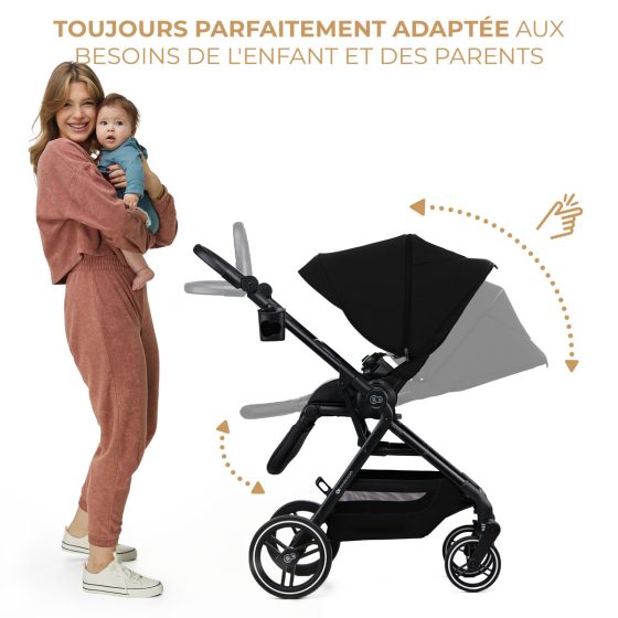 KinderKraft YOXI Duo Poussette 2 en 1
