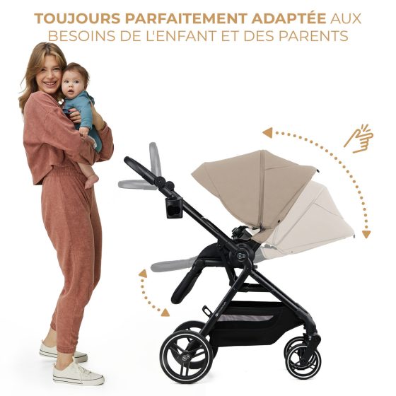 KinderKraft YOXI Duo Poussette 2 en 1