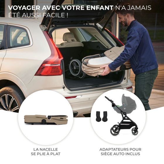 KinderKraft YOXI Duo Poussette 2 en 1