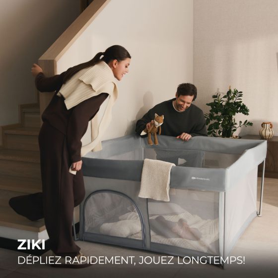 Kinderkraft ZIKI Playpen For Babies Up To 4 Years