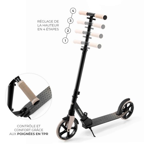 KinderKraft FREELY Trottinette pliante enfant et adulte Kinderkraft