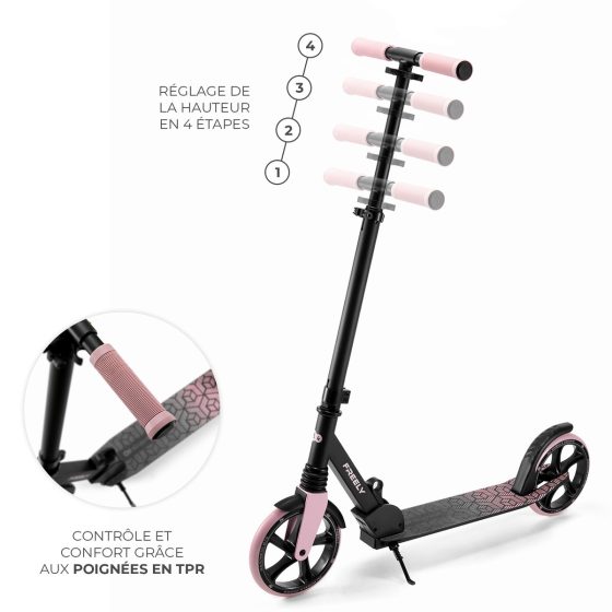 KinderKraft FREELY Trottinette pliante enfant et adulte Kinderkraft