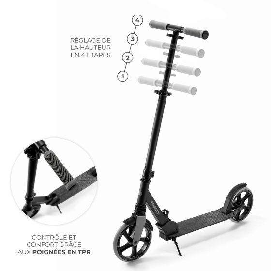 KinderKraft FREELY Trottinette pliante enfant et adulte Kinderkraft