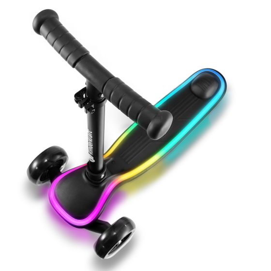 KinderKraft RAKET Trottinette à trois roues à LED Kinderkraft